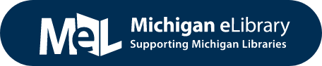 Michigan eLibrary logo button