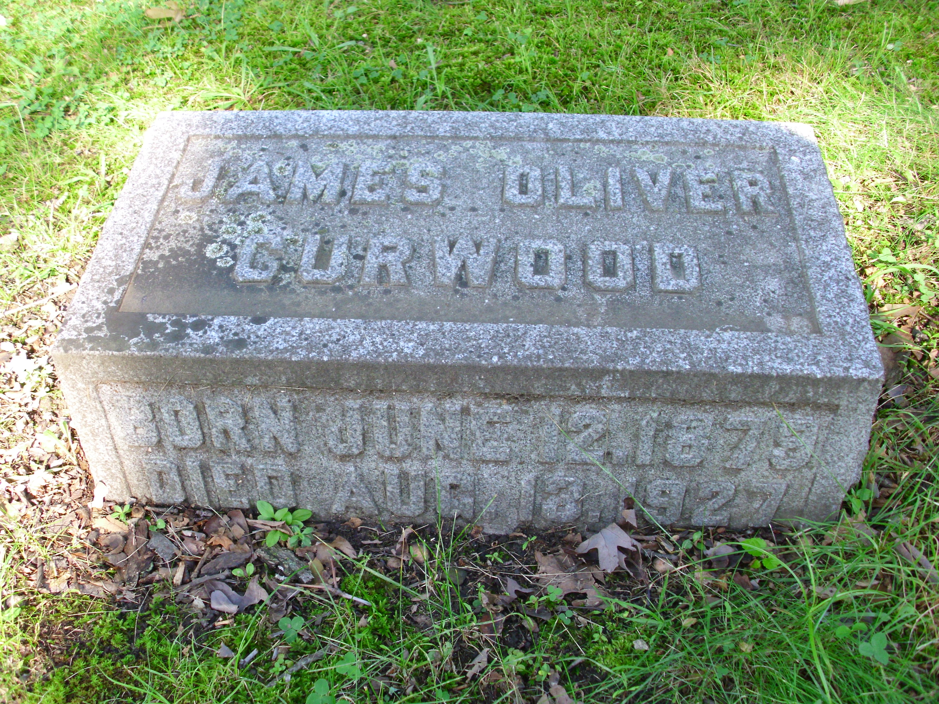 James Oliver Curwood's Tombstone