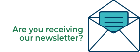 Newsletter icon: Are you receiving our newsletter?