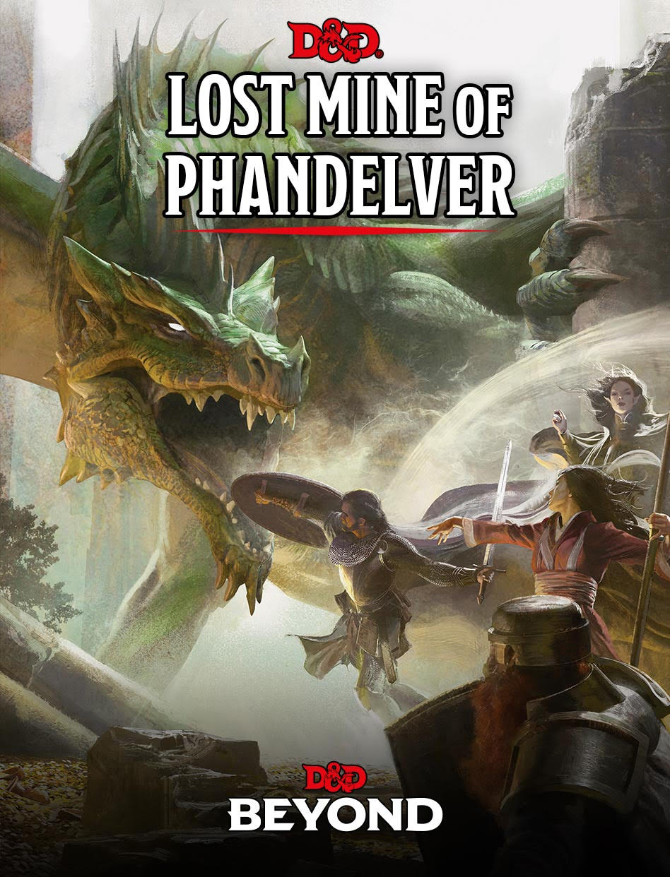 Illustrated Cover of Lost Mines of Phandelever 