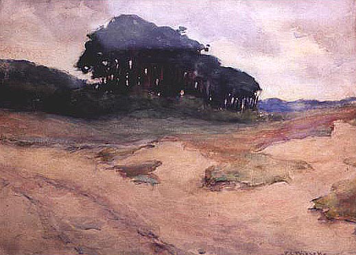 Holland 1898, watercolor by Frederick Frieseke