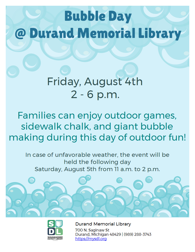 Image of Bubble Day at the Library