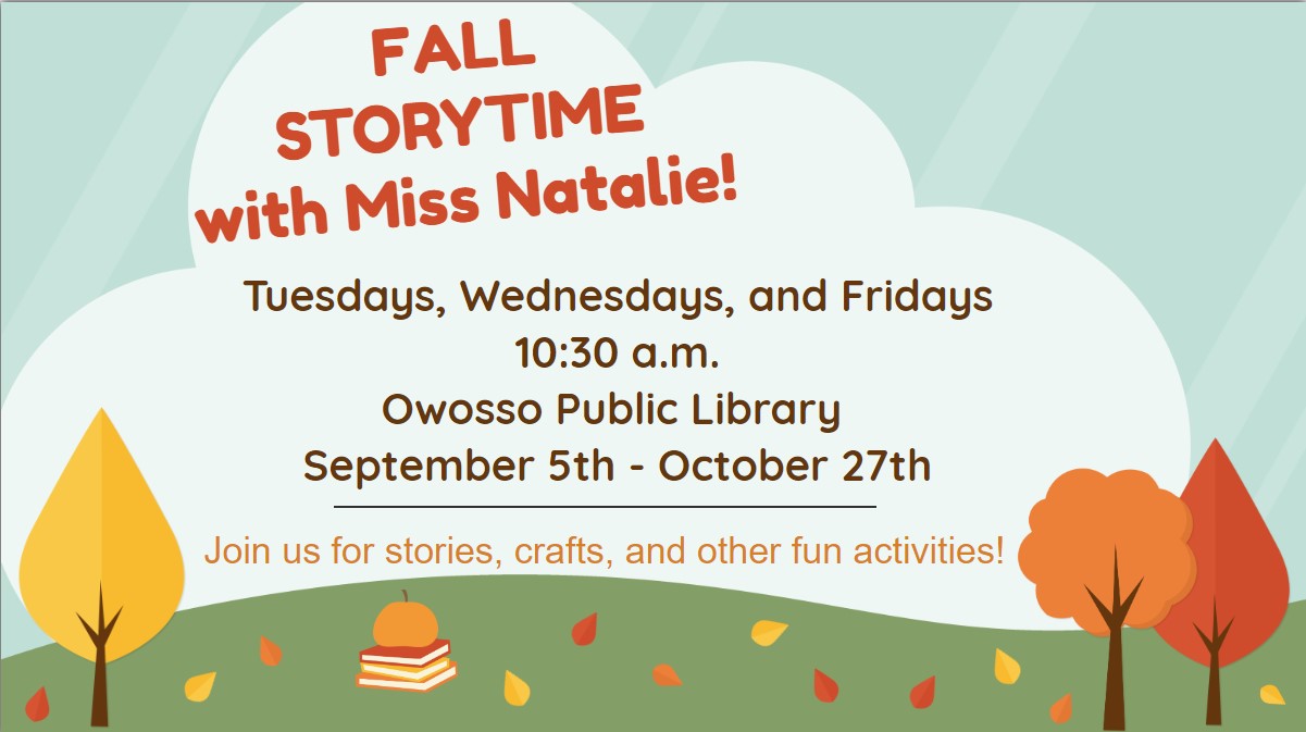 Fall Storytime With Miss Natalie