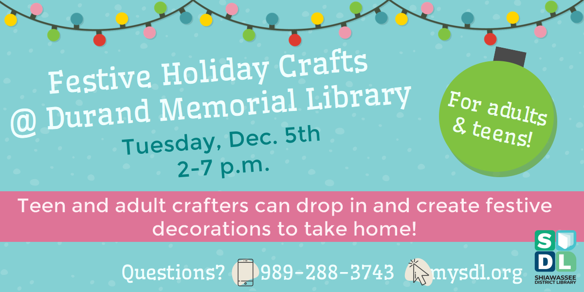 Image of holiday crafts for teens and adults