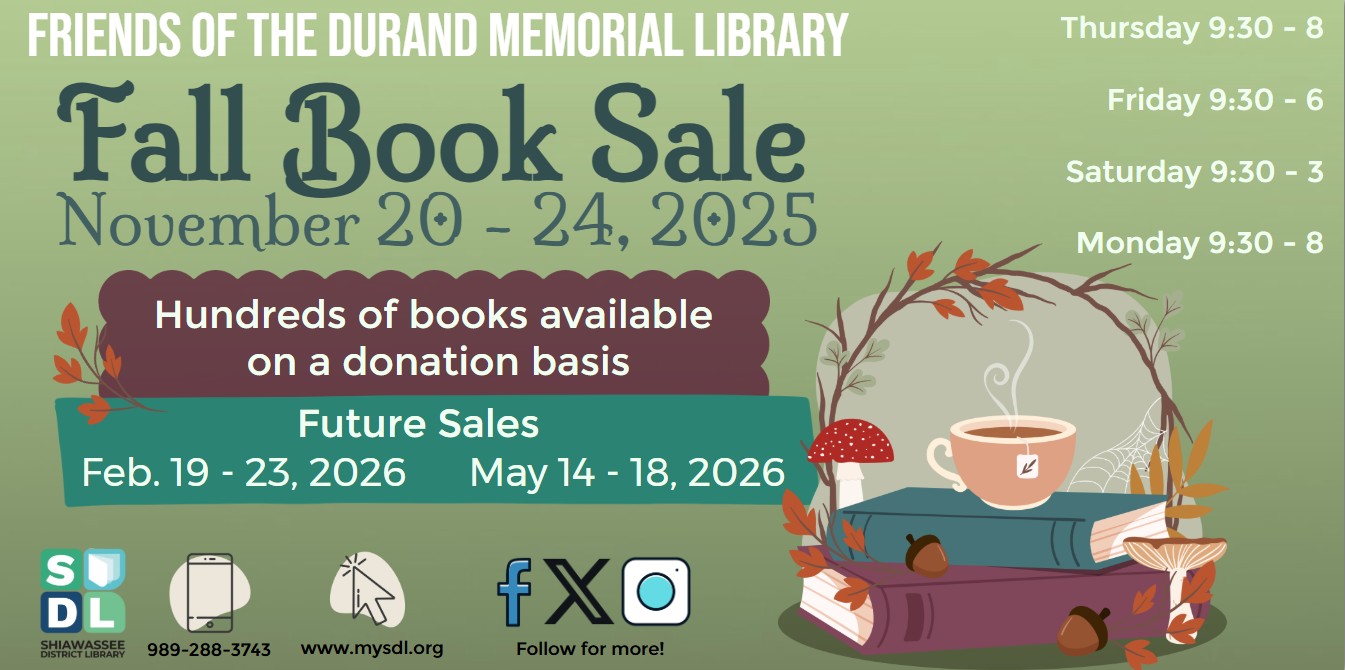 fall book sale information