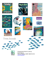 Ocean Books for Elementary Readers. Various book covers featuring oceanic themes.