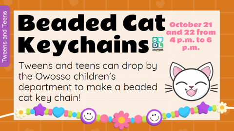 Beaded Cat Keychains