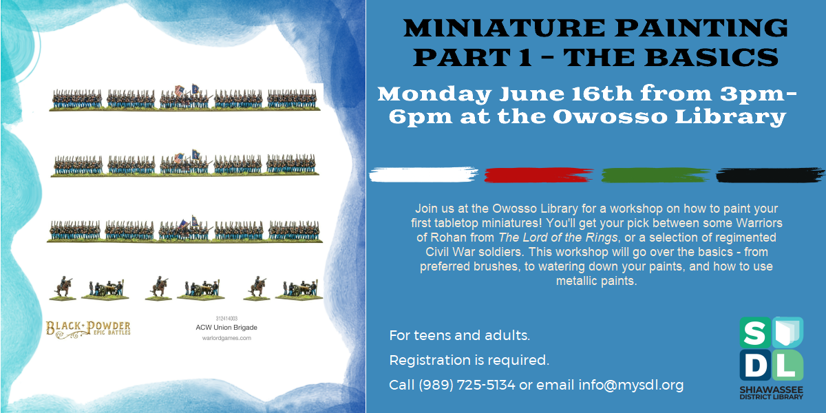 Miniature Painting for Teens and Adults - Part 1