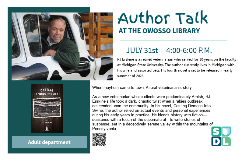 R.J. Erskine Book Discussion