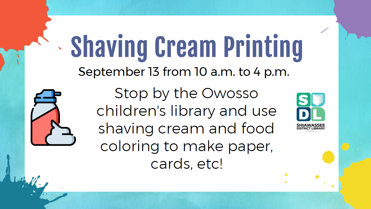 Shaving Cream Printing