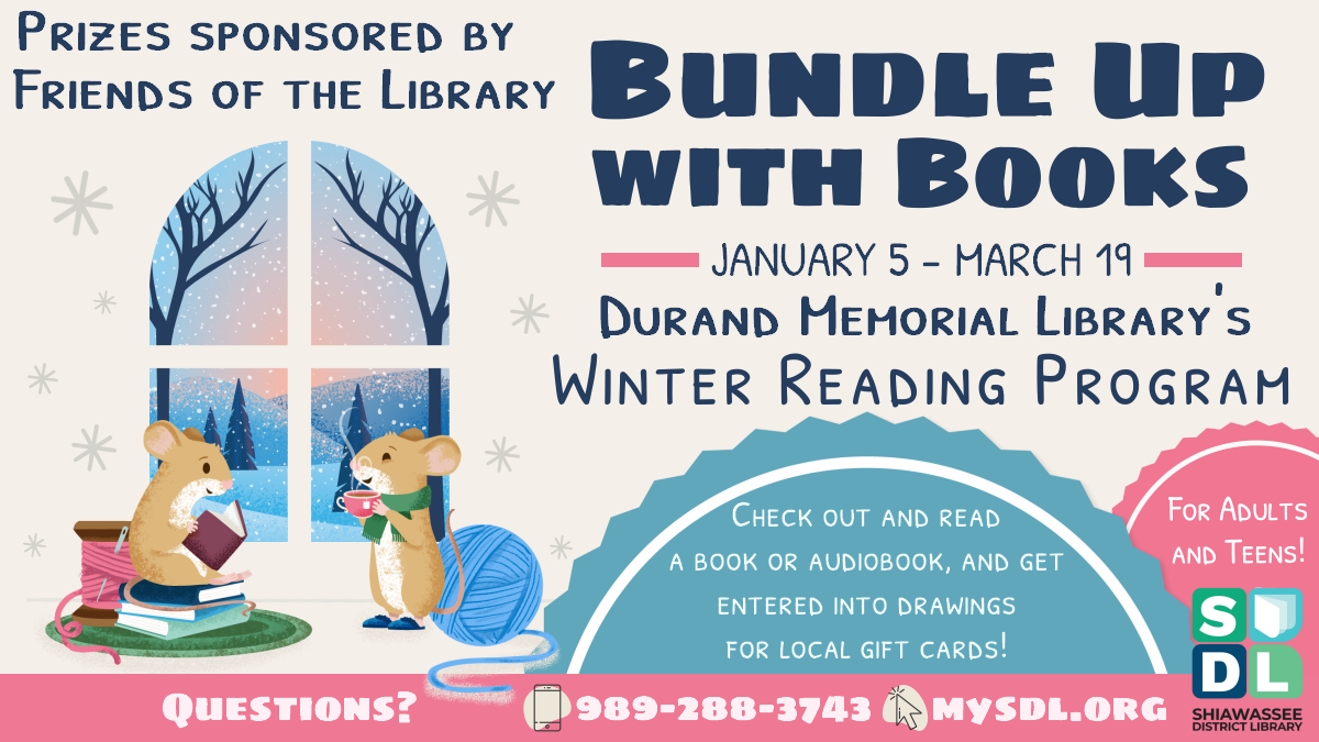 Image of Bundle Up With Books Winter Reading Program January 5 to March 19